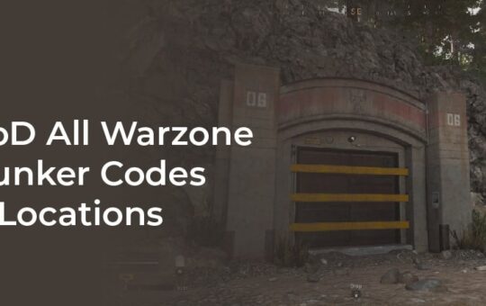All Bunker Codes Warzone