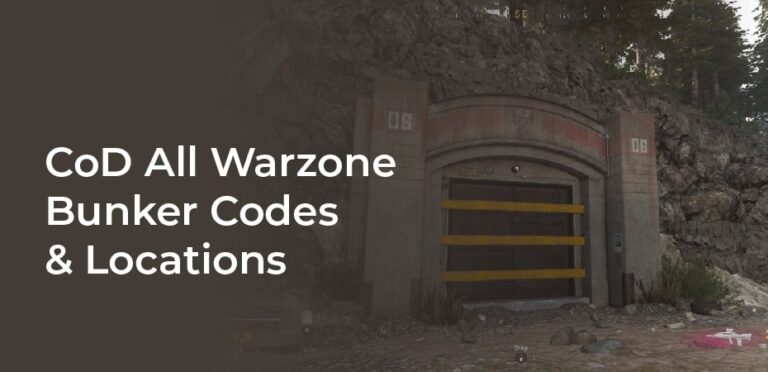 Cod All Warzone Bunker Codes And Locations