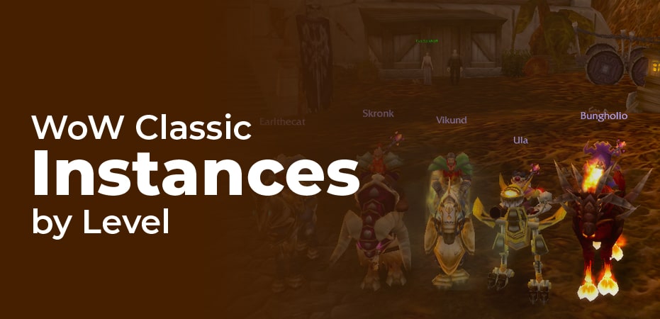 Classic Wow Dungeon Levels