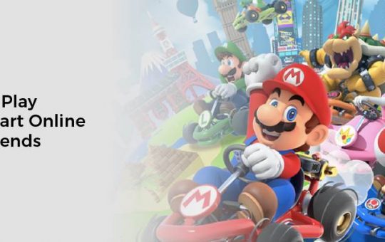 how to play Mario kart online with friends